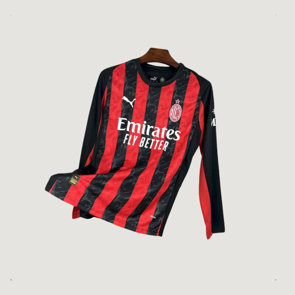 AC Milan – Maillot Domicile 2025/26 Manches Longues – Rouge, Noir